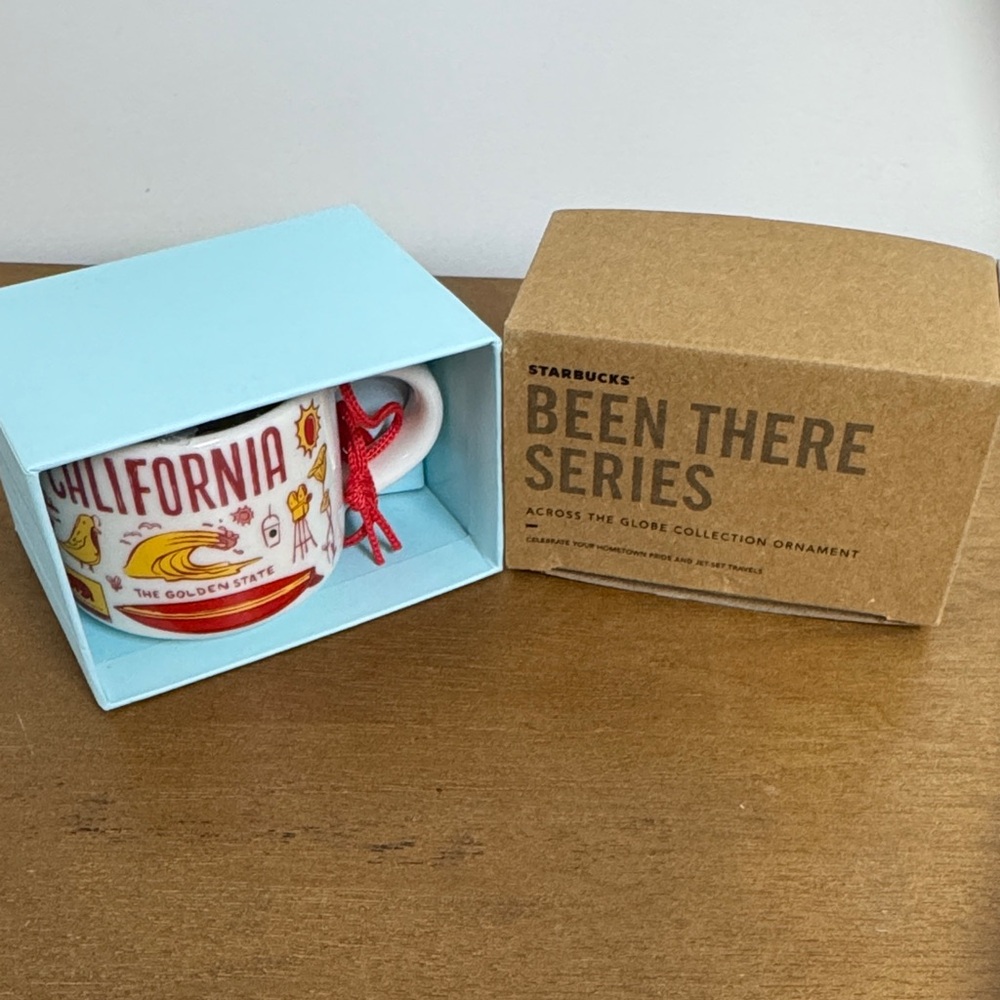 Starbucks California Mug Ornament Been There Series